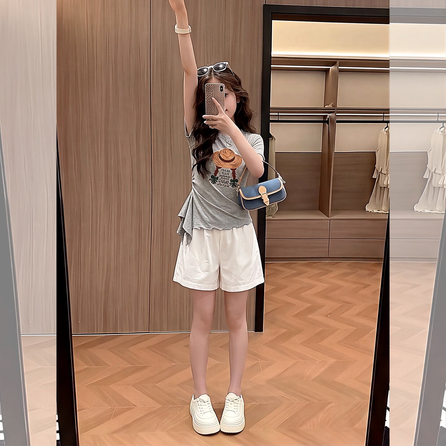 女童夏套装设计感2026新款女孩夏