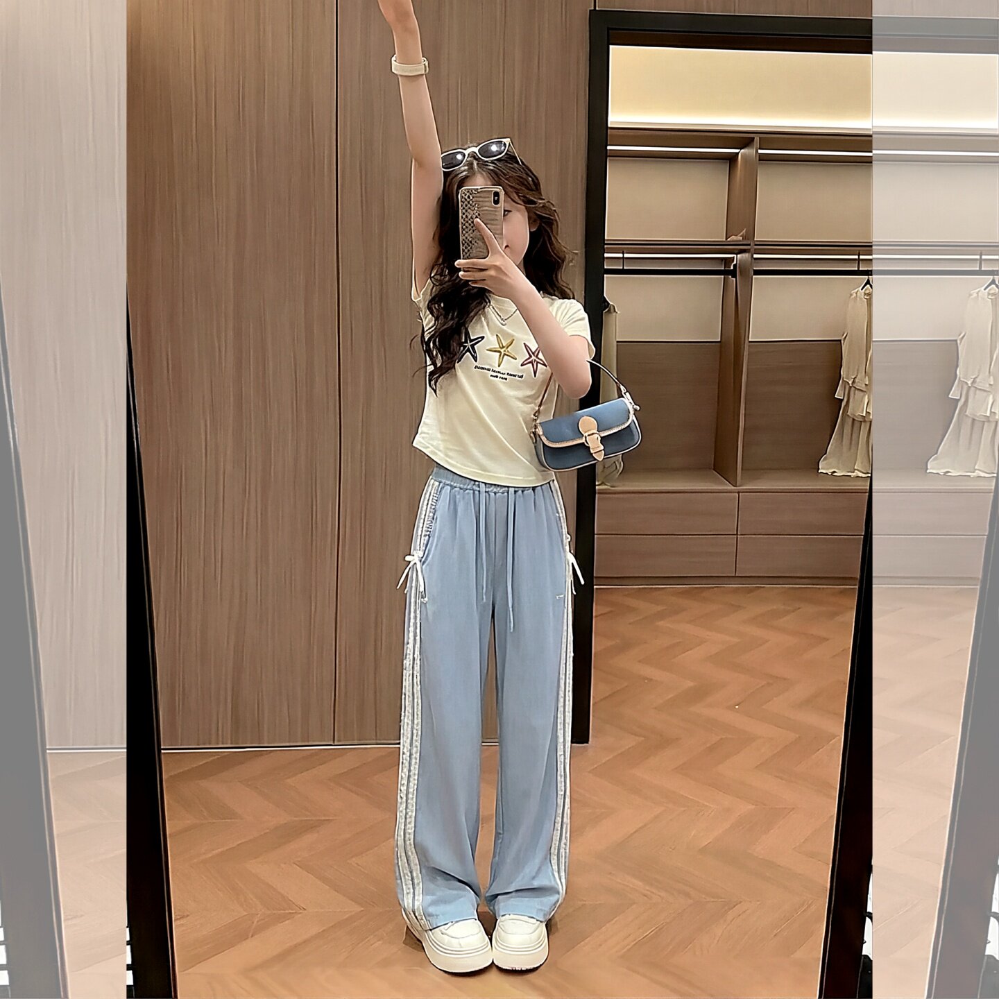 女童夏装套装大童女孩凉感短袖薄
