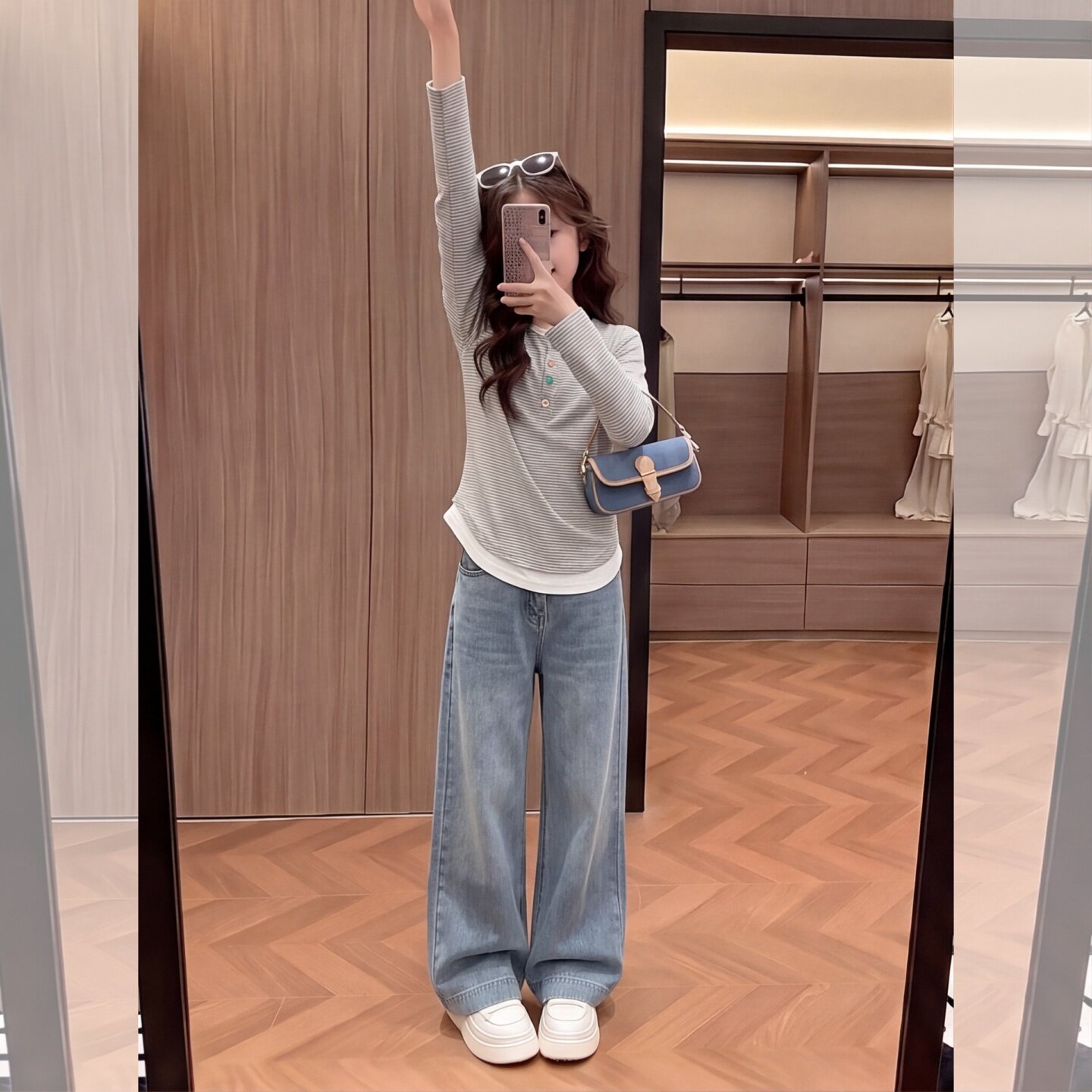 女童秋装套装2026新款儿童打底衫