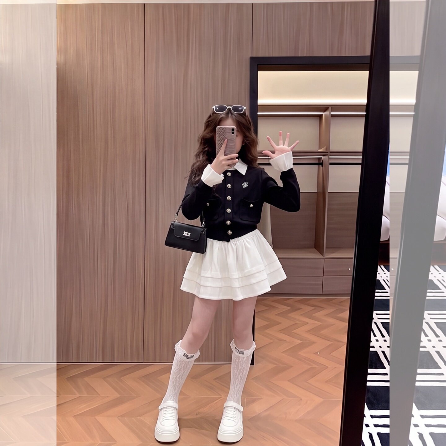 女童秋季套装裙子2026新款学院风