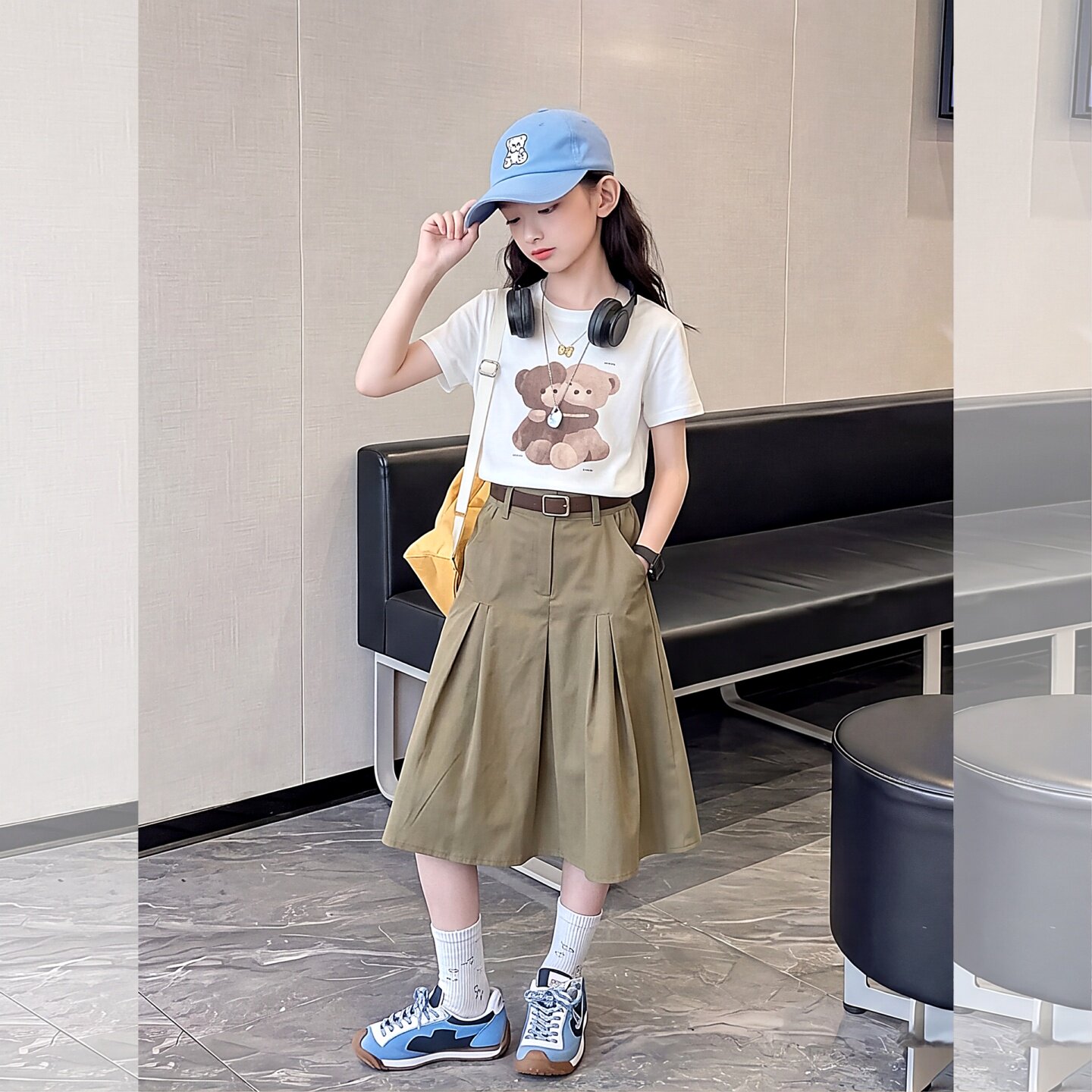 女大童夏套装2026新款薄款儿童女