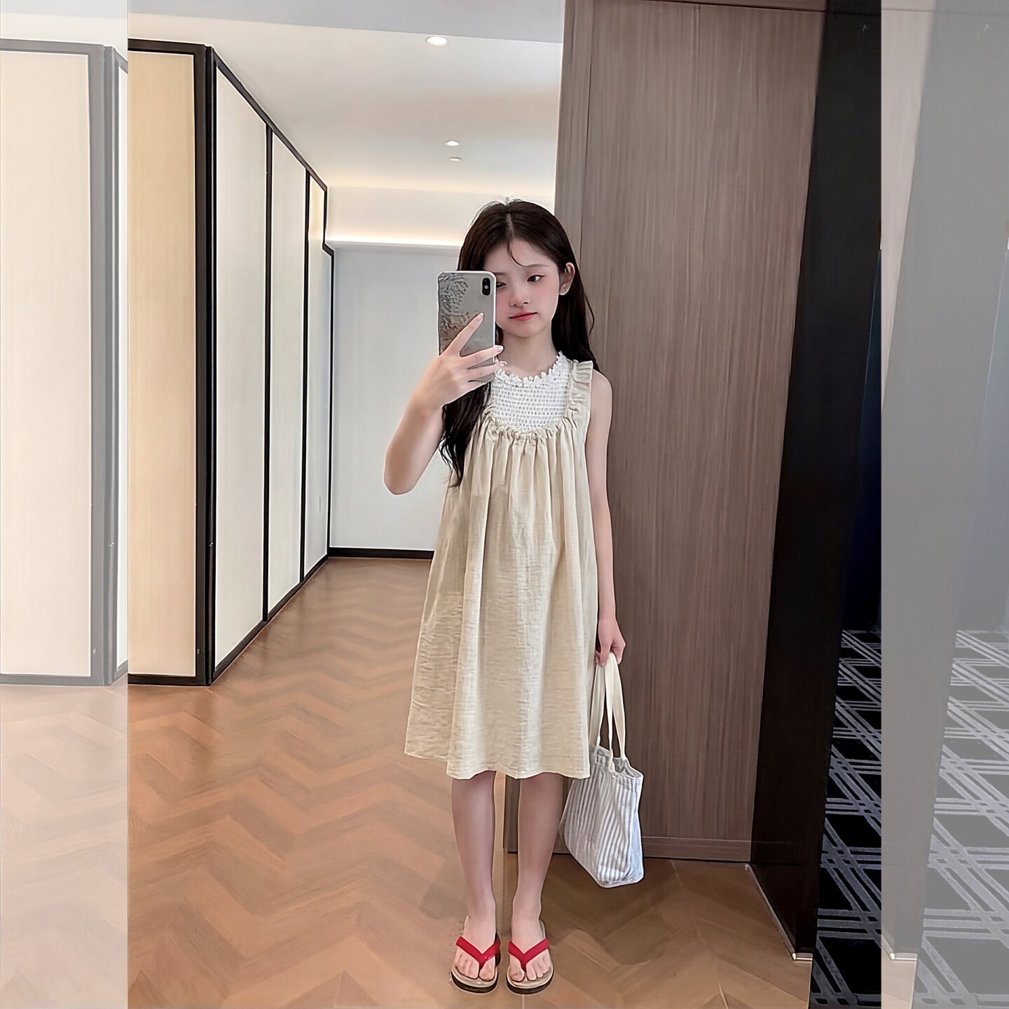 女童背带裙套装夏装2026新款超仙