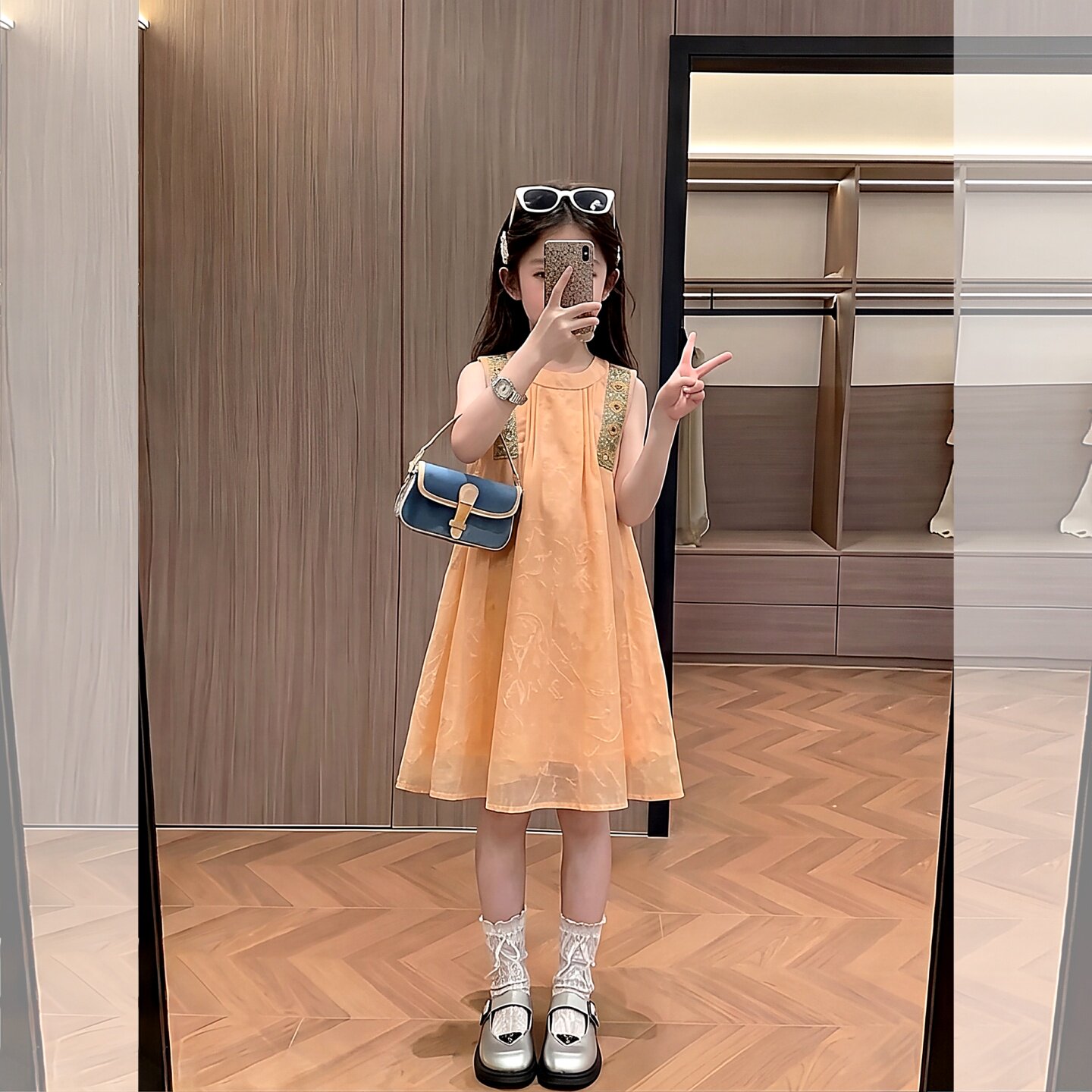 女大童夏季国风汉服连衣裙2026新
