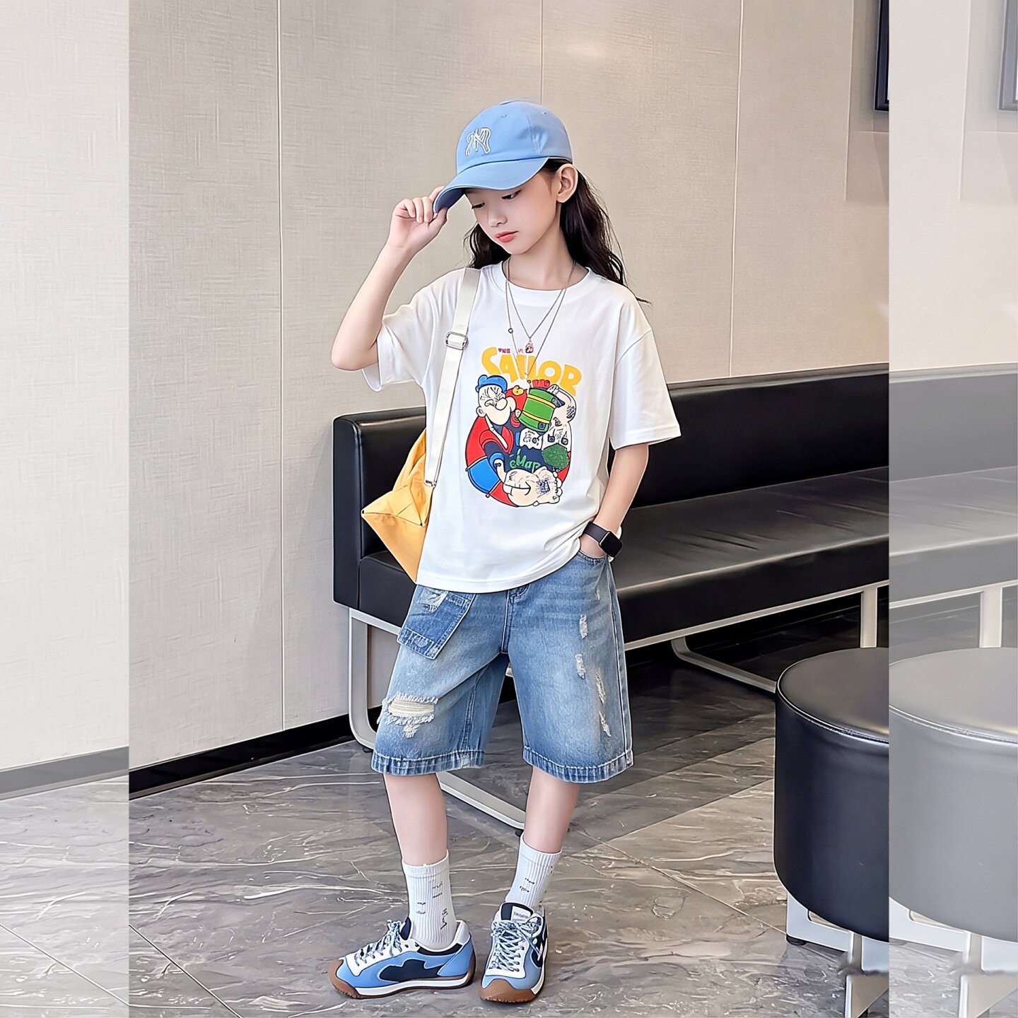 儿童套装女童2026新款洋气中大童