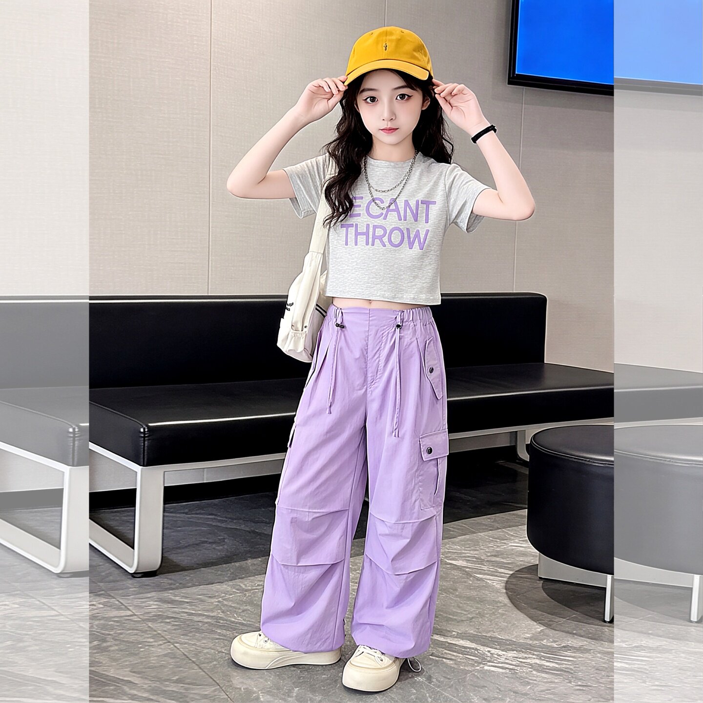 女童夏装套装2026新款中大儿童洋