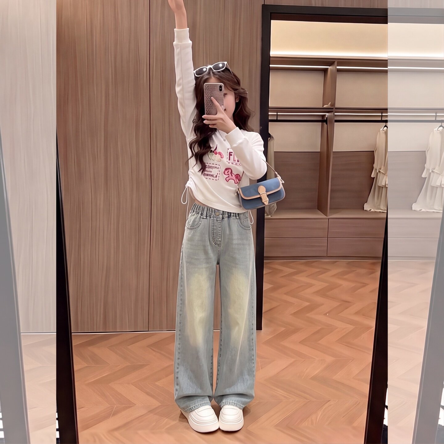 女童裤子秋季薄款2026新款儿童洋