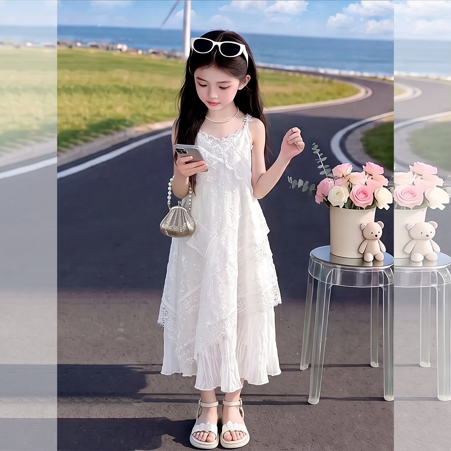 女童2026新款今年流行爆款裙子大