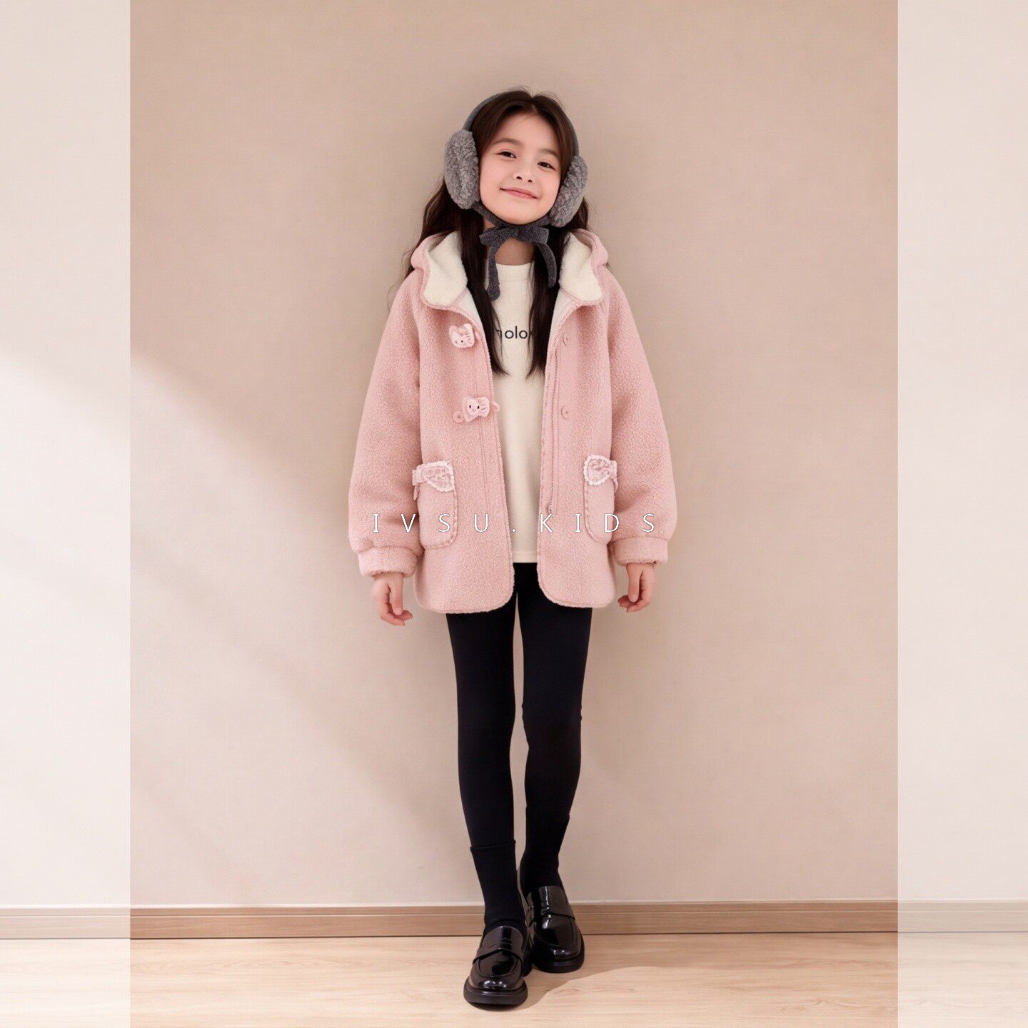 女童外套棉服加厚2026新款洋气中