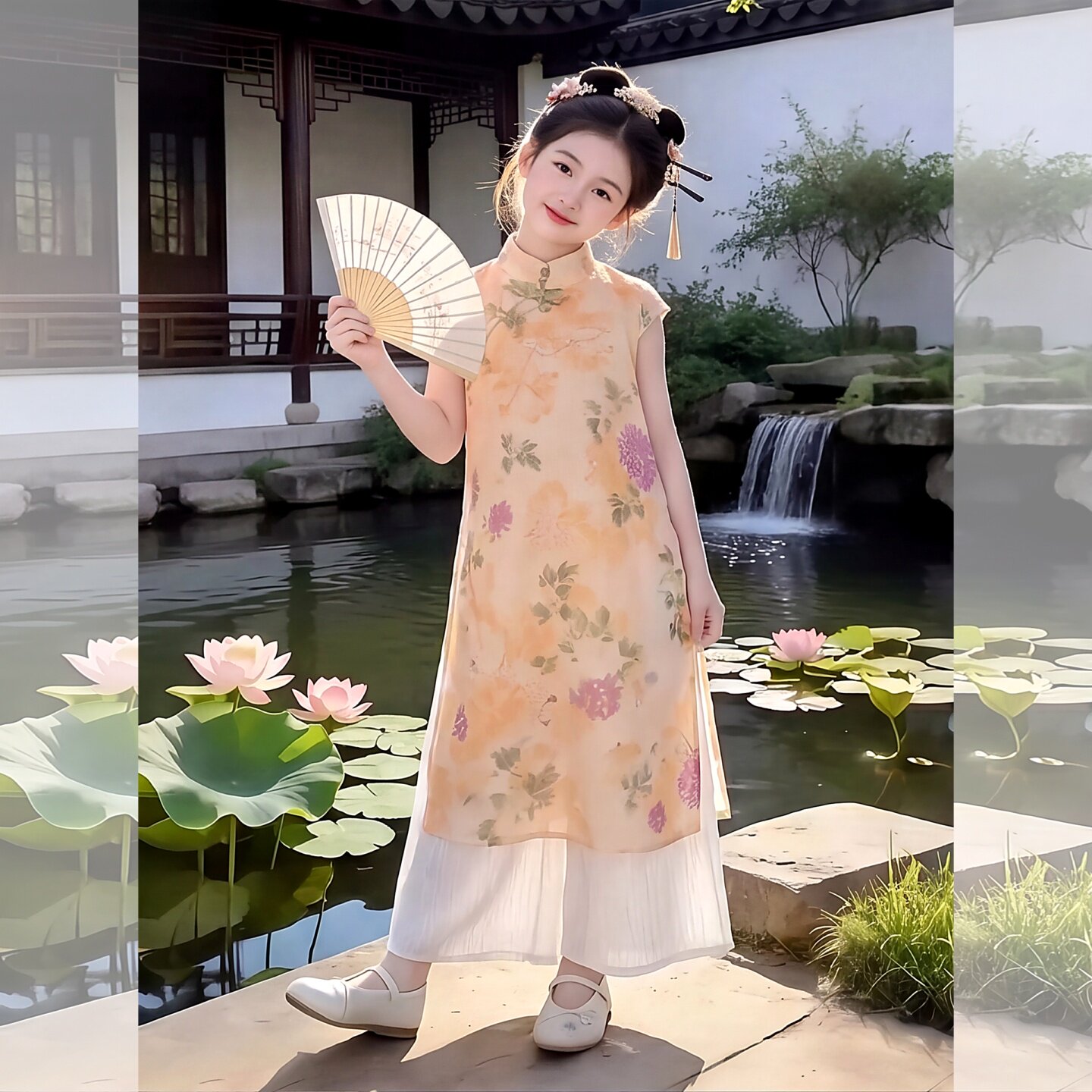 汉服女童夏装套装2026新款儿童女