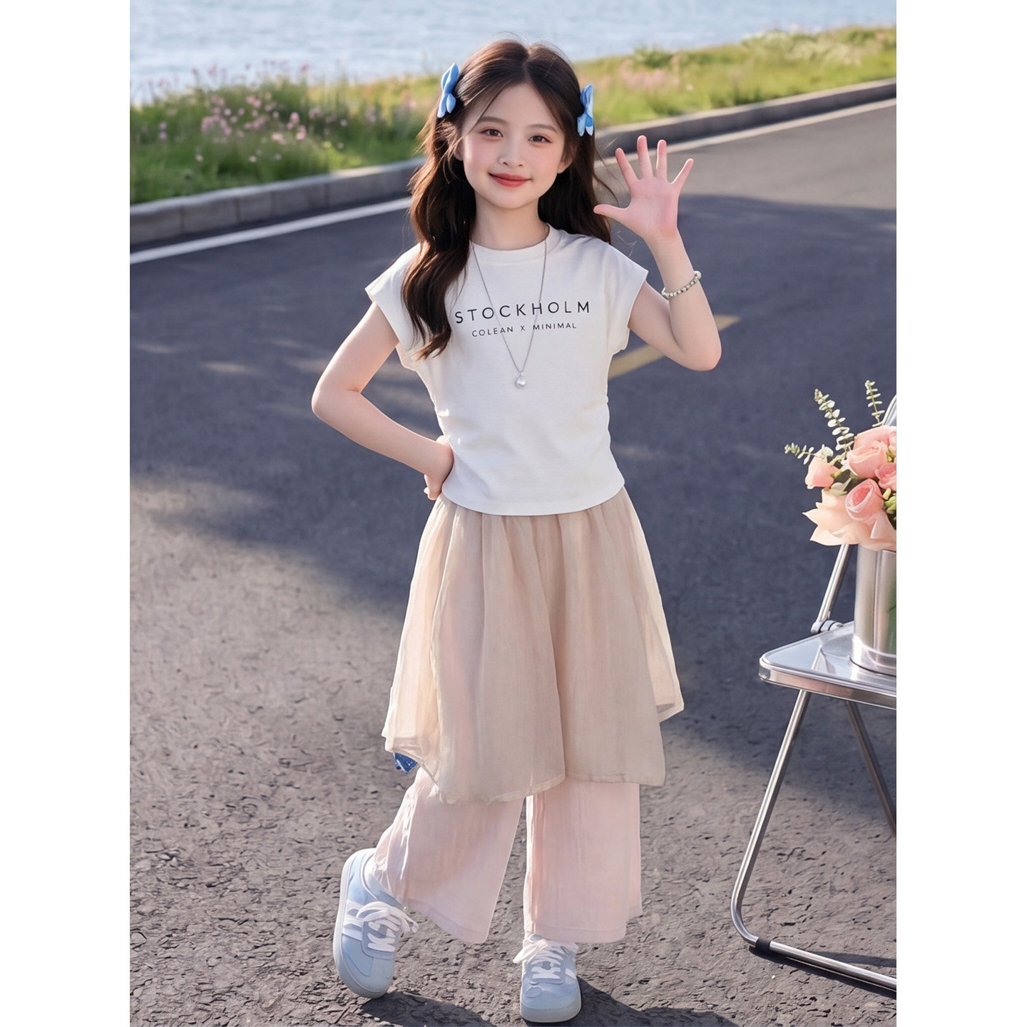 女童韩系夏季套装2026新款儿童