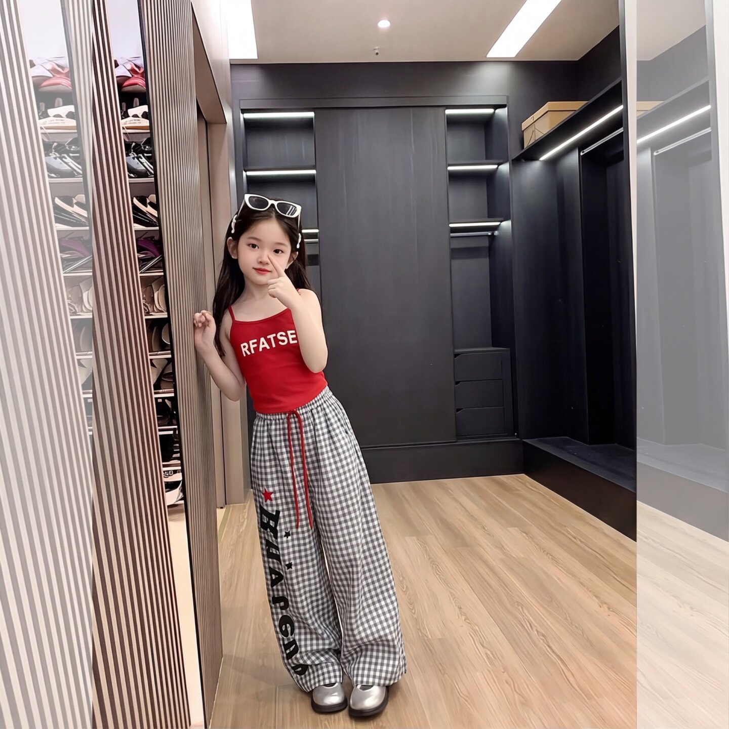 女童裤子夏季薄款儿童韩版潮酷街