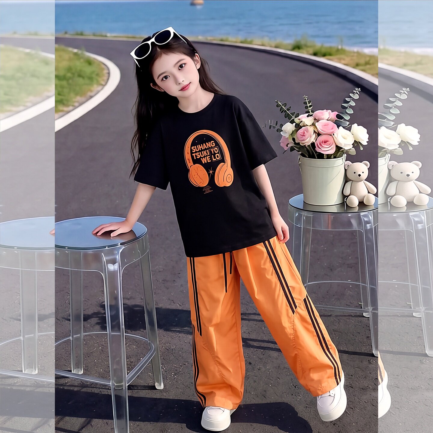 女童夏套装2026新款巨好看夏装儿