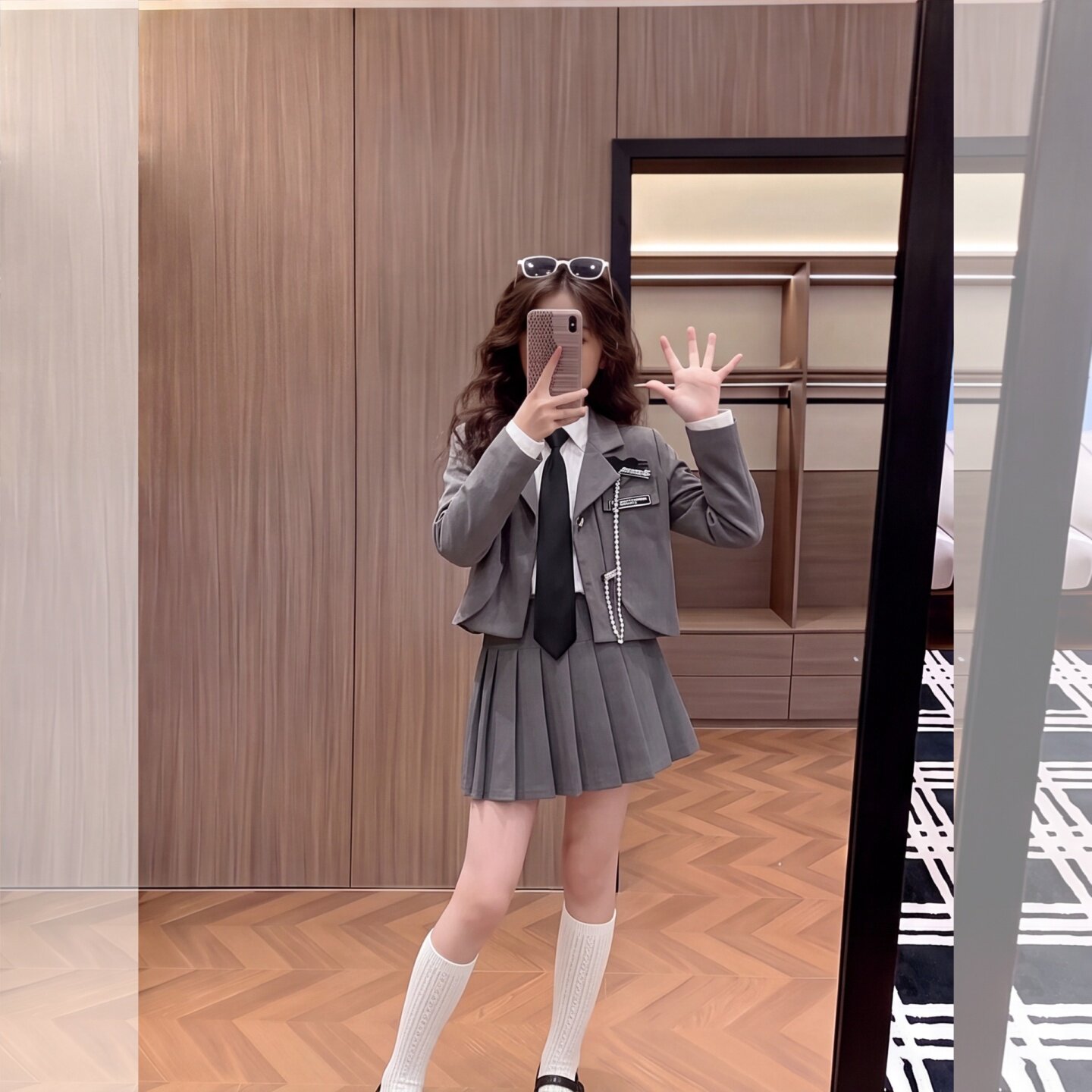 女童西装套装2026新款洋气儿童女