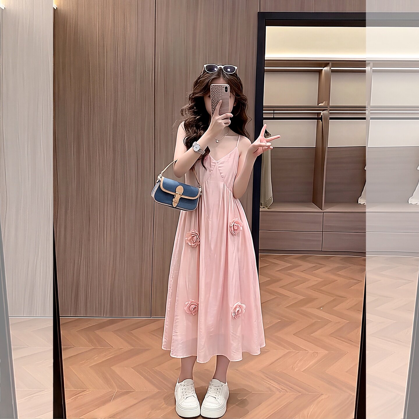 女童吊带连衣裙夏季2026新款儿童