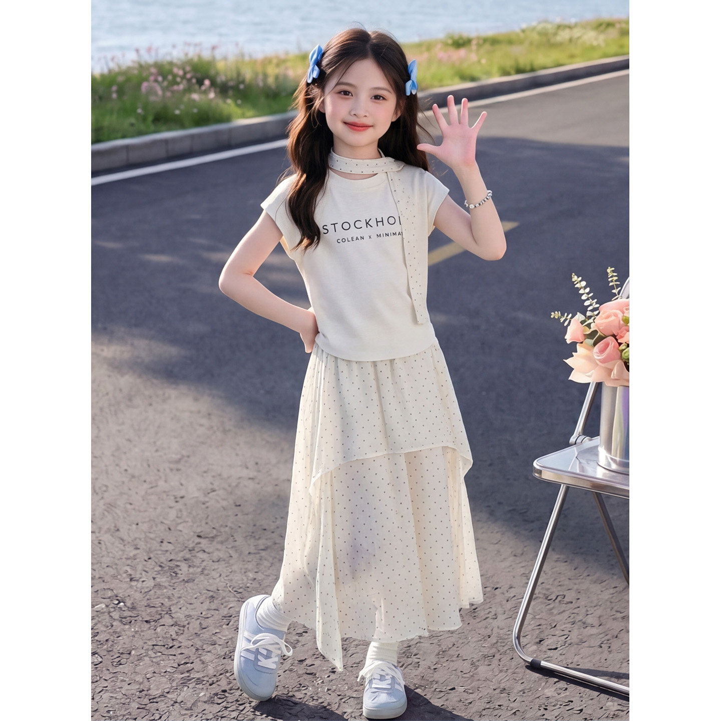 女童夏装套装裙子2026新款洋气