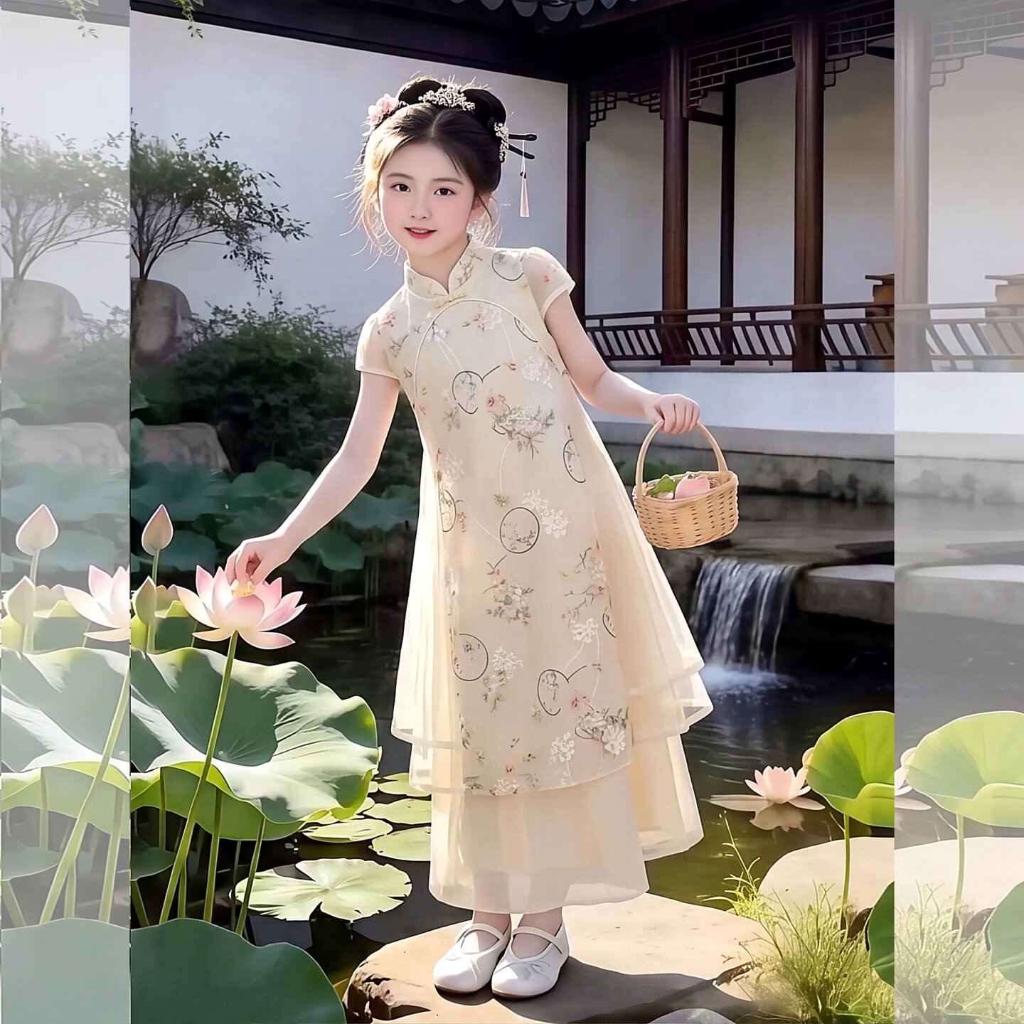女童夏装连衣裙2026新款儿童国风