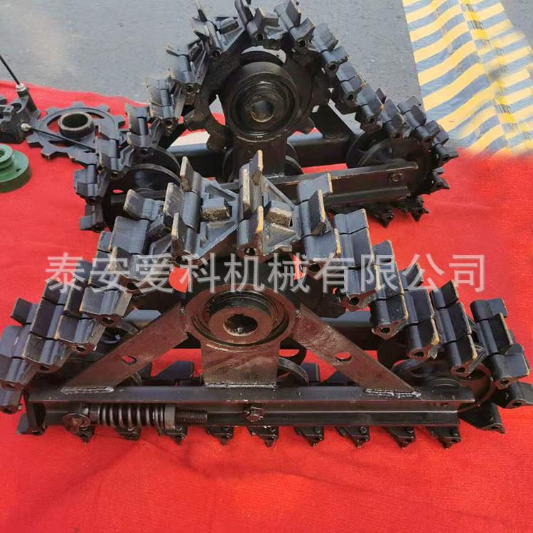 爬行链轨轮防打滑链条轮农机配件改装的抓地轮手扶拖拉机履带轮