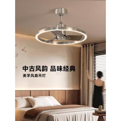 尤里中世纪扇灯吊扇灯卧室客厅灯斯堪的纳维亚覆古灯包豪斯书房餐