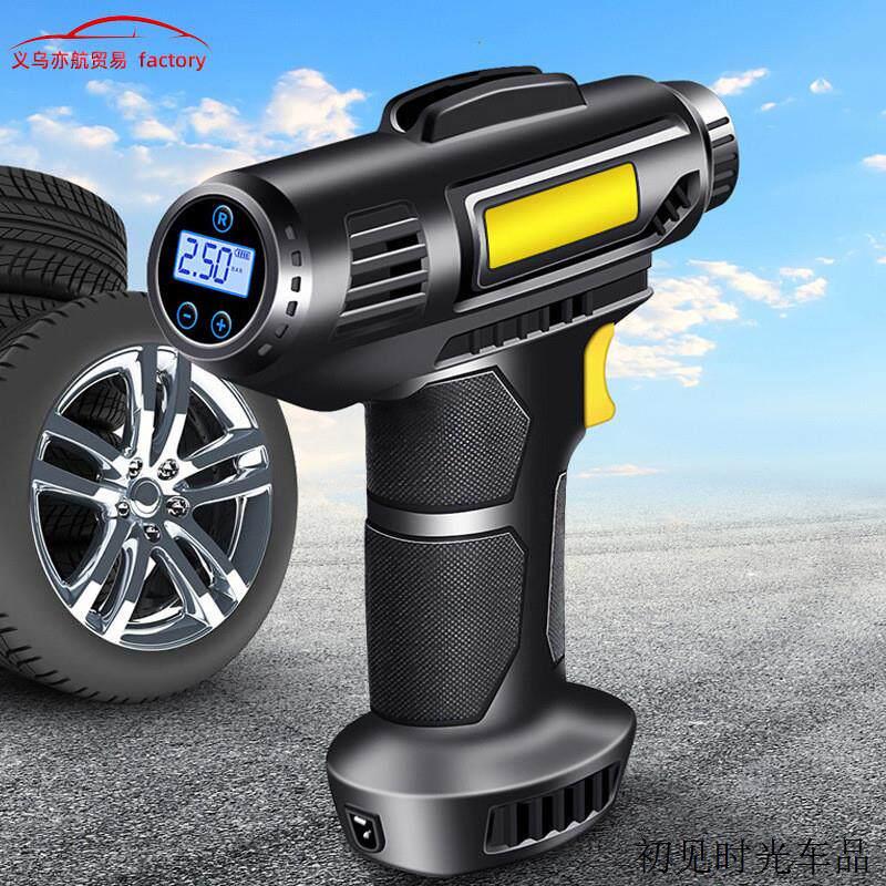 车载充气泵打气泵汽车用可携式多功能12v220v高压轮胎电动打气筒
