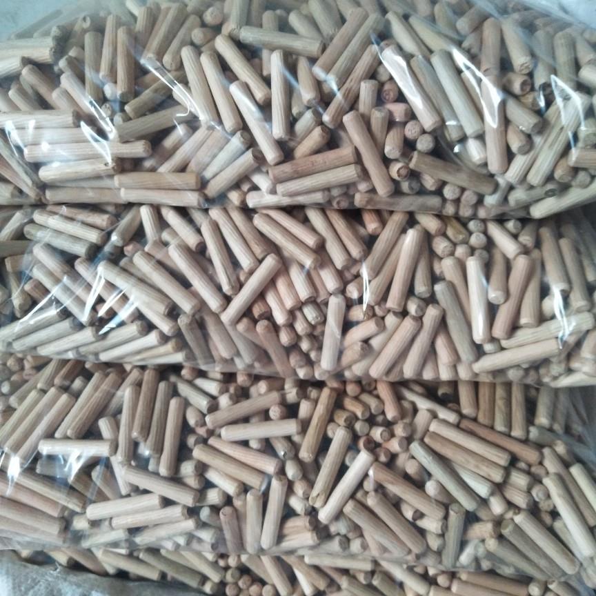 优质荷木10*50斜纹木塞木榫家具橱柜门板连接件木栓木钉厂家直销 - 实物图
