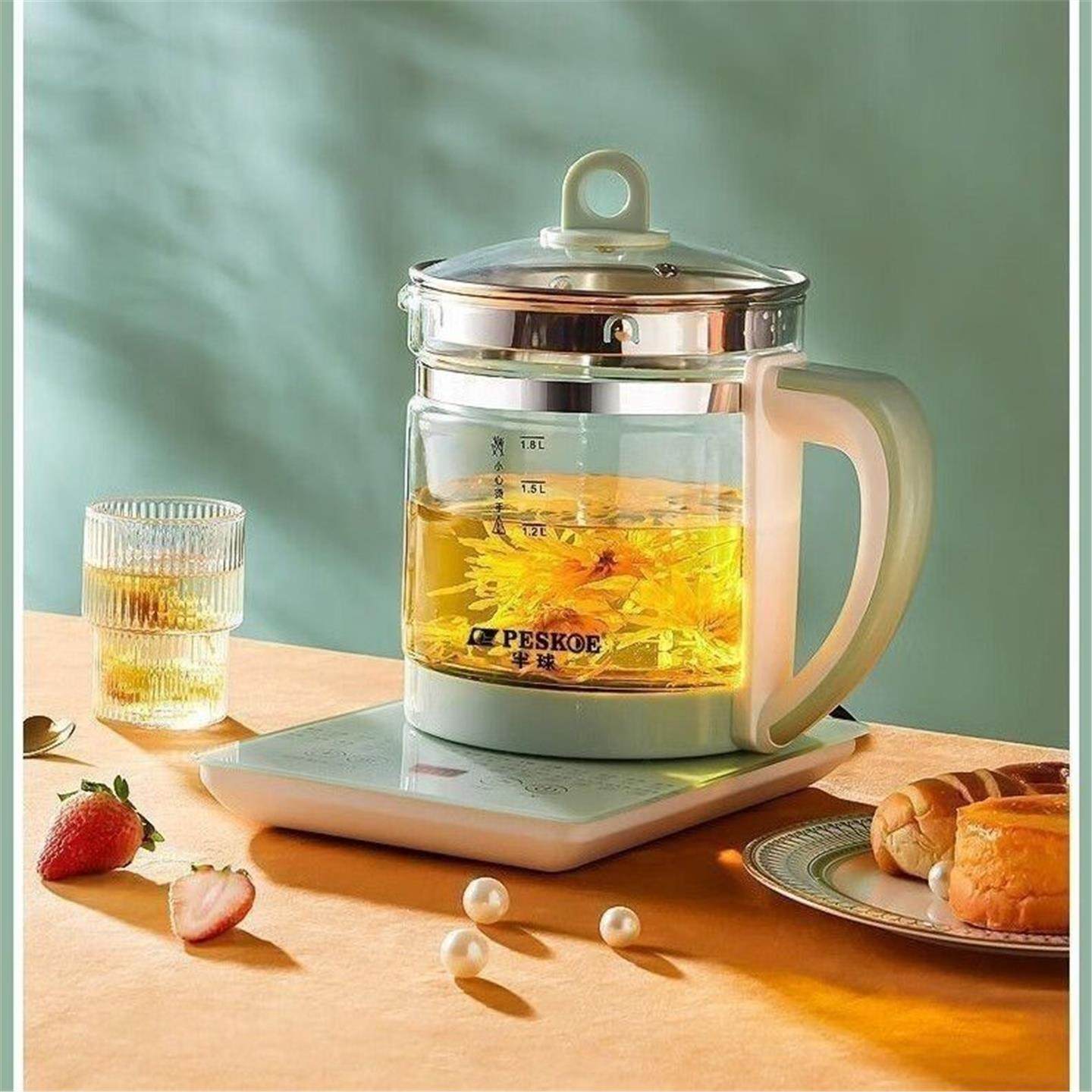 多功能煮器半球玻璃办公室壶壶养生花茶茶壶花煎药电热水壶烧水