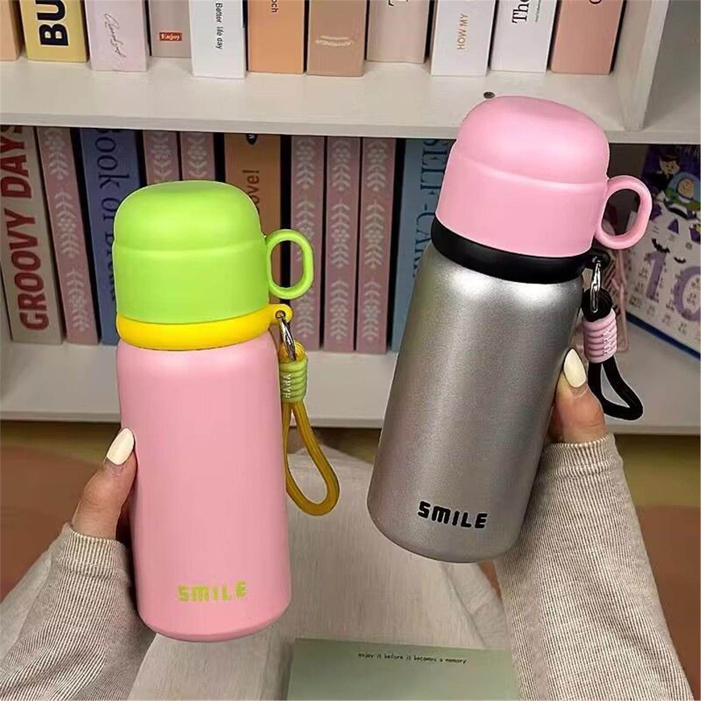 水壶简约新款男女生学生便携保温杯小巧不锈钢水杯杯子高颜值316