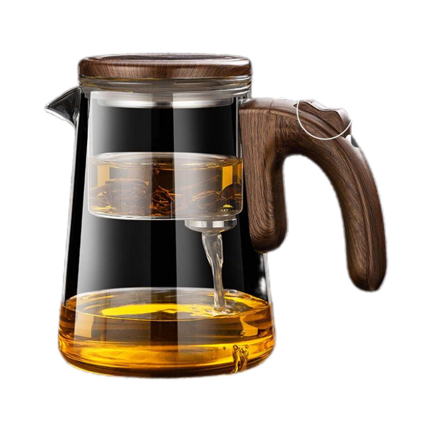 器一键过滤磁吸茶水玻璃茶具新款泡分离杯全宜泡内胆茶壶飘逸冲茶