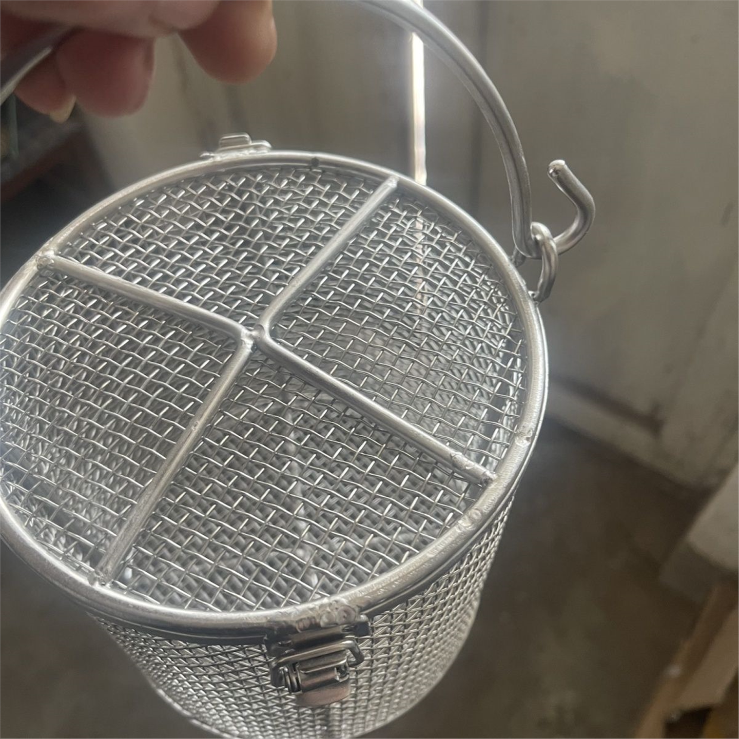 304不锈钢消毒筐带盖煎药
