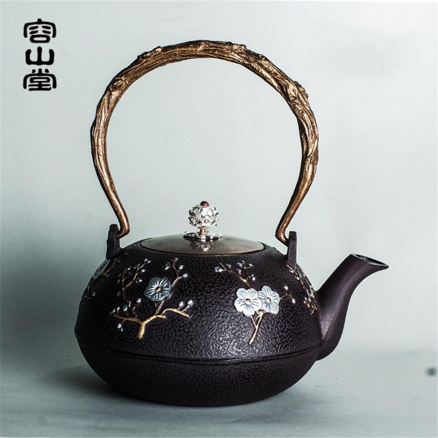 水壶古画苏韵铸铁祥龙烧老