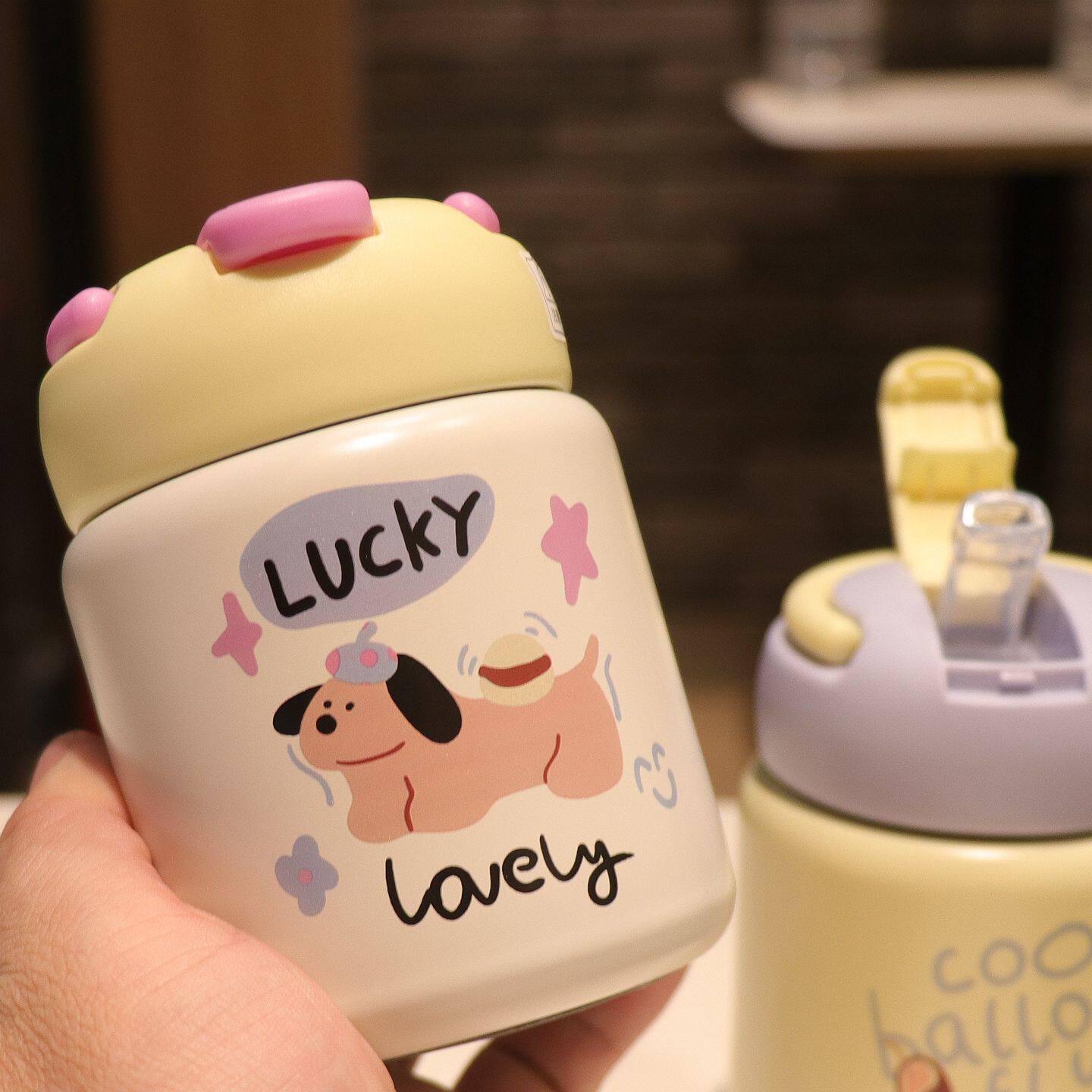 杯迷你新款吸管高颜值小杯子便携小巧儿童保温杯女学生可爱