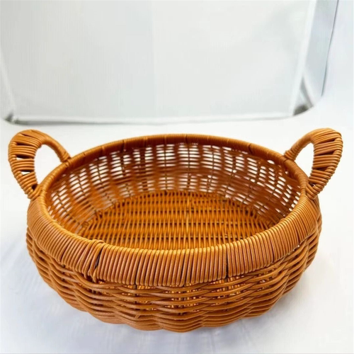 L5棕色圆形加固双抽手馒头