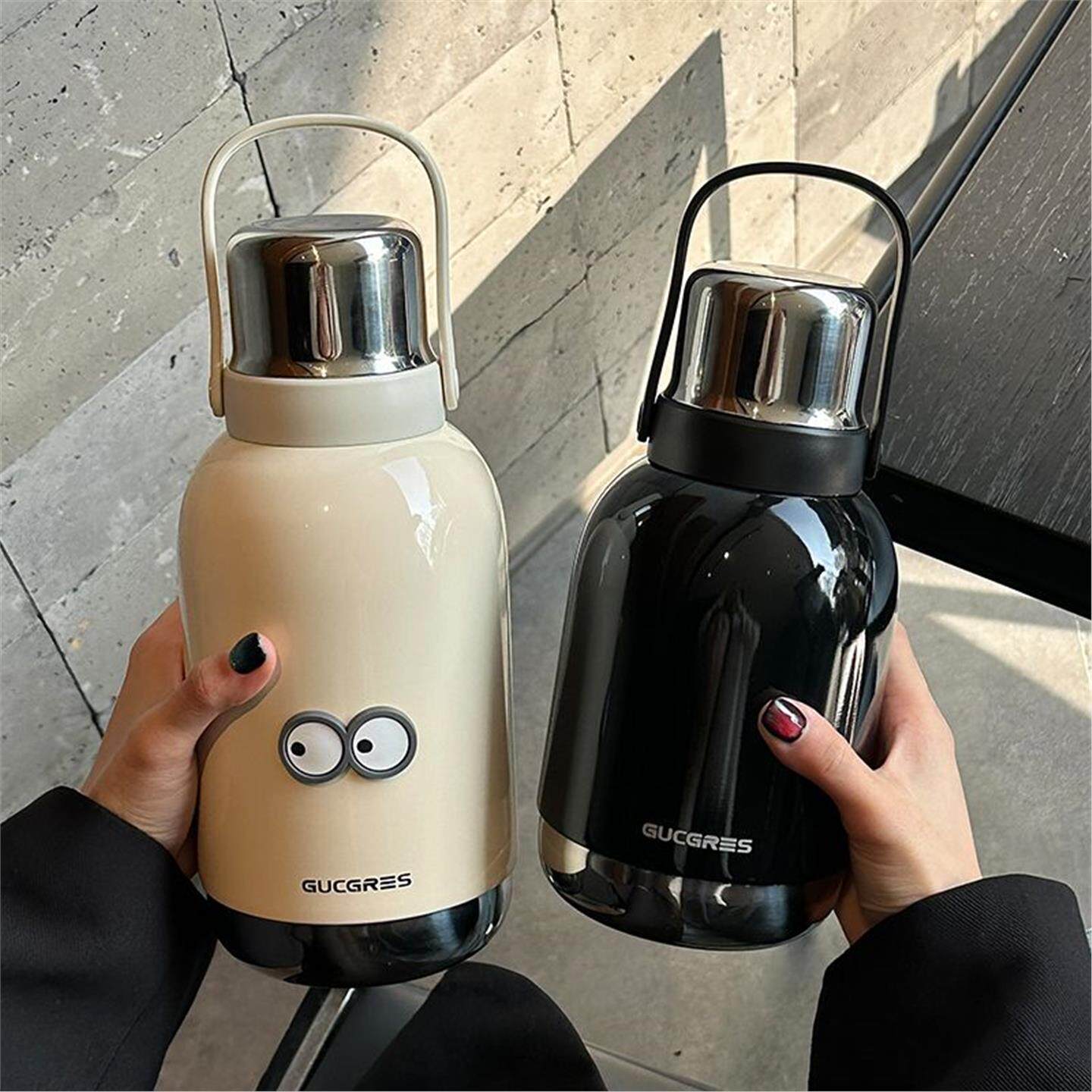 水杯316运动水壶保温保温杯不锈钢吸管便携大容量学生杯食品级