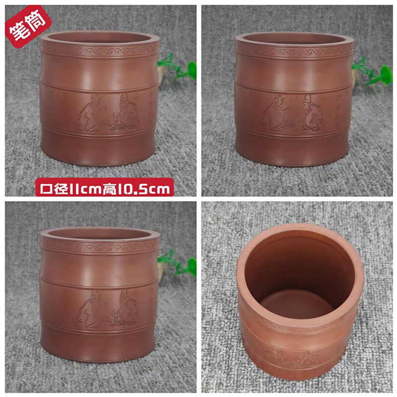 素面直筒105蟋蟀盆蛐蛐罐泥盆泥罐澄泥精制已搪底已煮过包邮