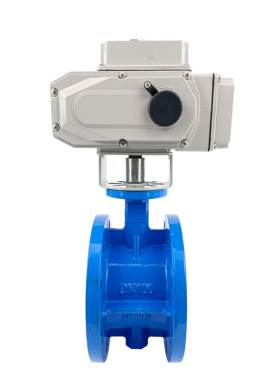 电动法兰软密封蝶阀 D941X-16 DN50 65 80 100 125 150 200 250