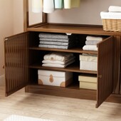 衣帽架落地卧室衣架简易多功能家用省空间靠墙斗柜一体角落挂衣架