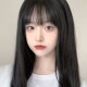 假发女中长发网红漫画空气漫画刘海黑长直jk少女自然显白全头套式