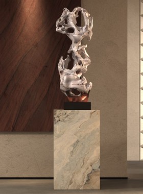 五彩缤纷太湖石摆件新中式创意家居客厅玄关酒店民宿装饰品售楼处