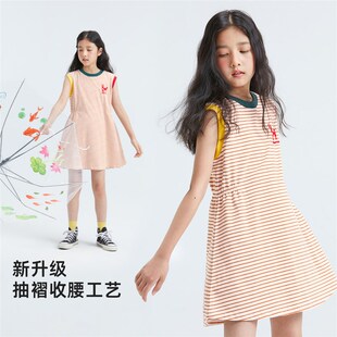 【棉棉条纹背心裙】森林棠24夏儿童休闲棉软透气女童连衣裙