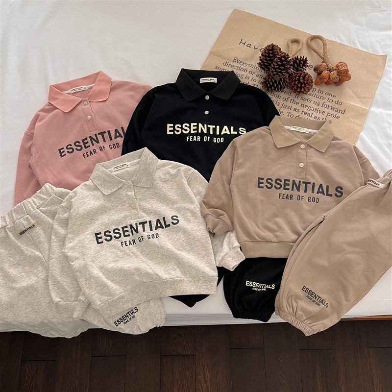 2022秋季男童休闲套装男女童宽松卫衣两件套中小童幼儿园长袖套装