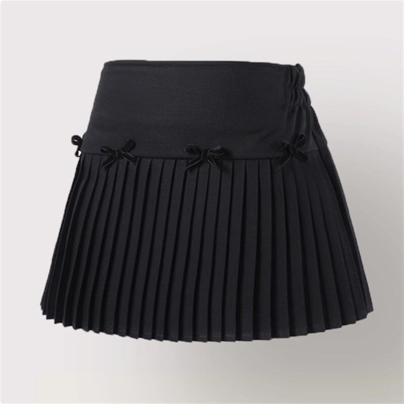 女童短裙半身裙2024新款防走光高腰百褶裙a字裙秋装儿童裙子秋冬9