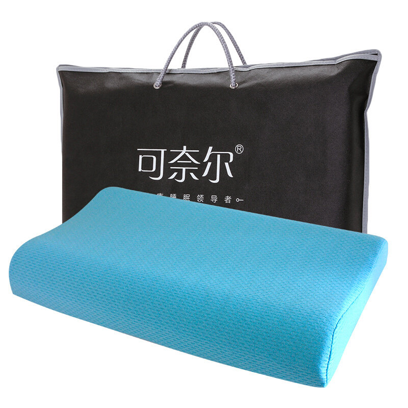 可奈尔儿童枕头加长 3-18岁学生枕 幼儿枕 全棉防螨记忆枕芯
