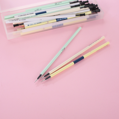 文具控黑色中性笔芯水笔芯30/50支装0.5 0.35 0.38盒装桶装笔芯