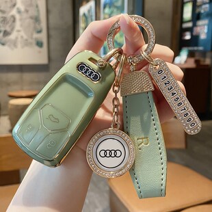 a8l tt壳高档包扣 q5l q2l 奥迪新a6l钥匙套女a4l