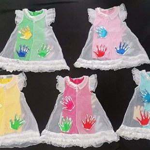 画演出服道具画板儿童表演服舞蹈 第九届小荷风采我心中 包邮