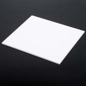 瓷白色亚克力板不透光有机玻璃切割定制加工不透明2 5mm