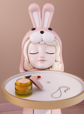 兔子落地摆件家居饰品客厅装饰乔迁新居礼品电视柜酒柜大搬家礼物