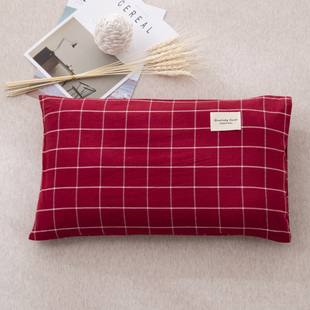 全棉荞麦皮枕头儿童学生成人荞麦壳矮枕芯小孩大人护颈椎夹棉可拆