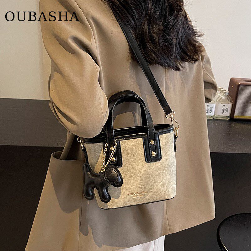 高级感超火小包包女式2025新款春夏手提小拎包小众轻奢斜挎水桶包