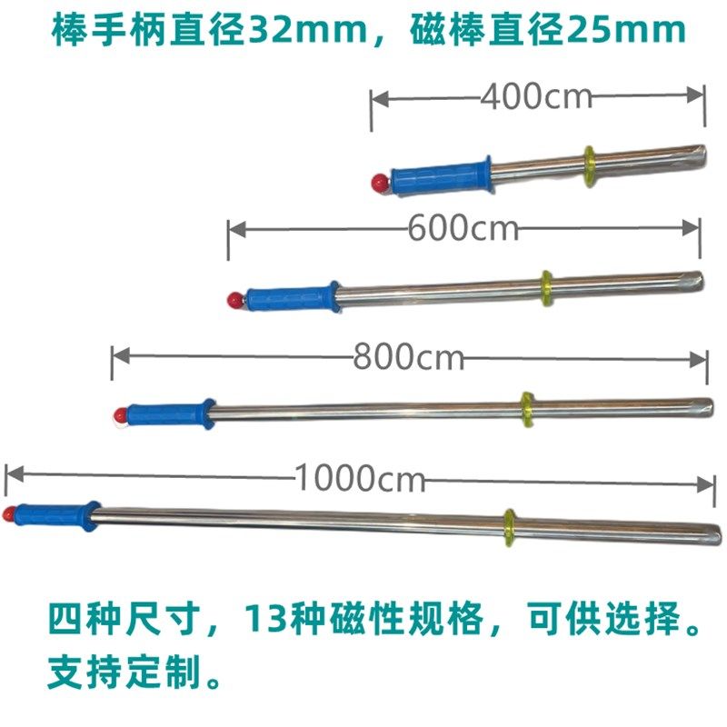 强力磁棒自卸式抽拉吸铁棒手持磁铁棒吸铁器自动脱铁除铁屑磁力棒,五金/工具,其它工具,淘宝优惠券,粉丝福利购,淘宝优惠卷