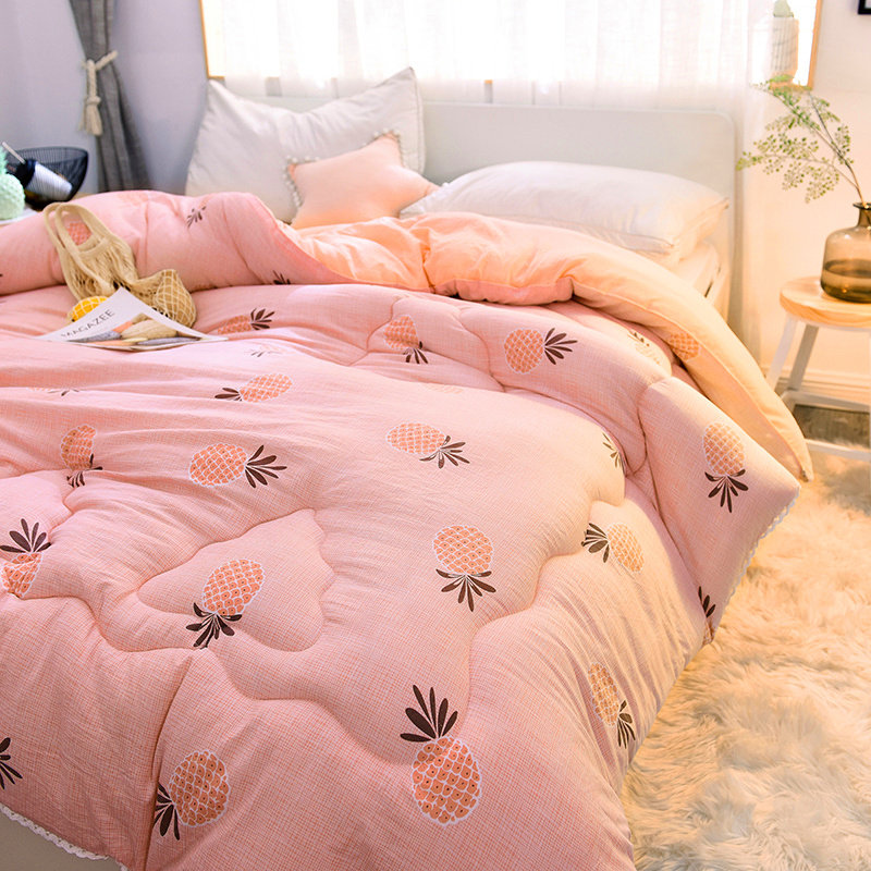 水洗棉被子冬被加厚保暖单人学生宿舍丝棉被芯太空被春秋被双人薄,床上用品,化纤被,淘宝优惠券,粉丝福利购,淘宝优惠卷